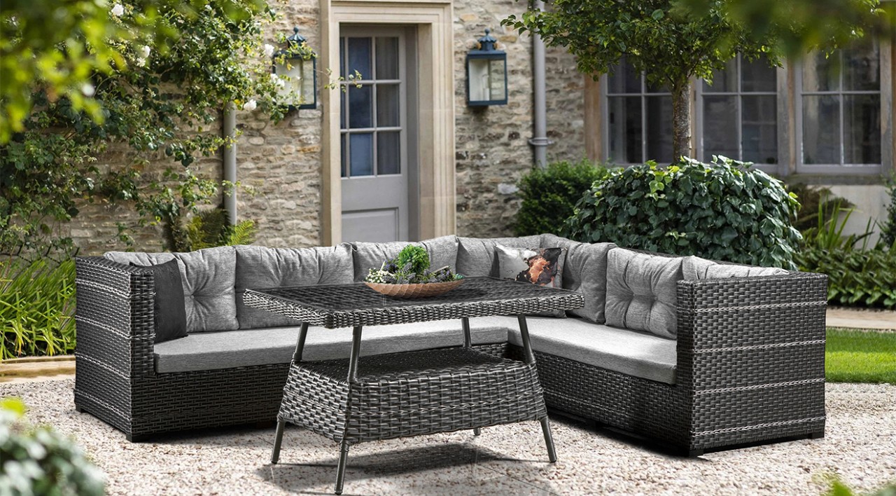 corner sofa garden furniture set