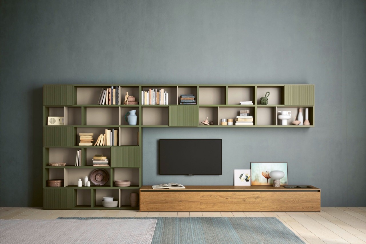 Stylish Media Units  Bookshelves