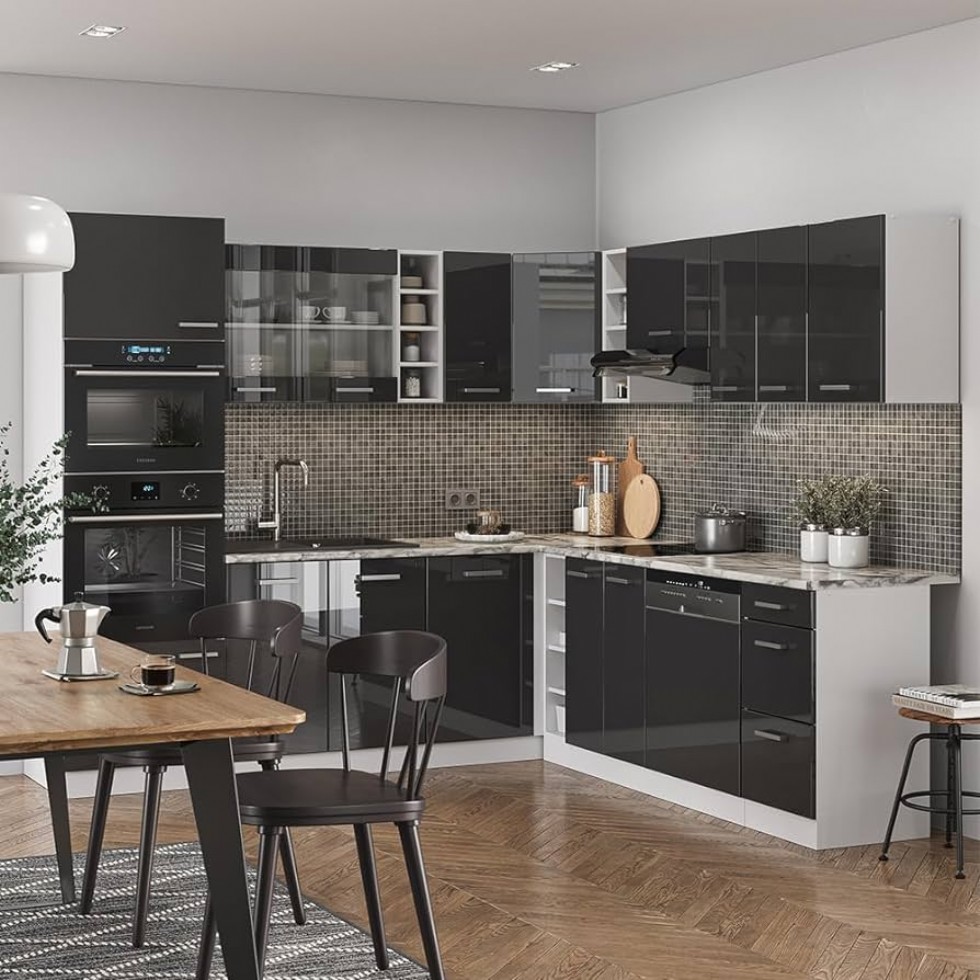 Kodu: 13328 - Black Kitchen Designs: Bold And Sophisticated Choices