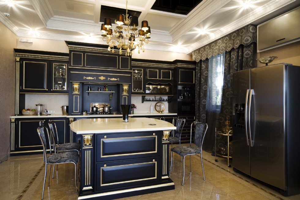 Kodu: 13331 - Black Kitchen Designs: Bold And Sophisticated Choices