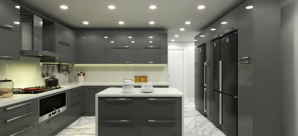 Kodu: 13346 - Gray Kitchens: A Perfect Blend Of Modern And Classic Styles