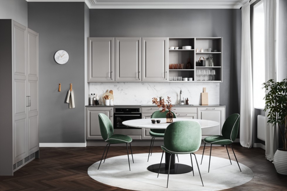 Kodu: 13348 - Gray Kitchens: A Perfect Blend Of Modern And Classic Styles