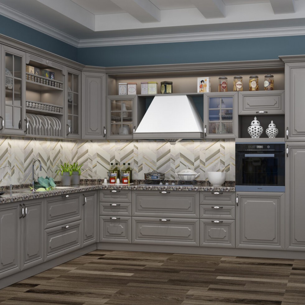 Kodu: 13354 - Gray Kitchens: A Perfect Blend Of Modern And Classic Styles