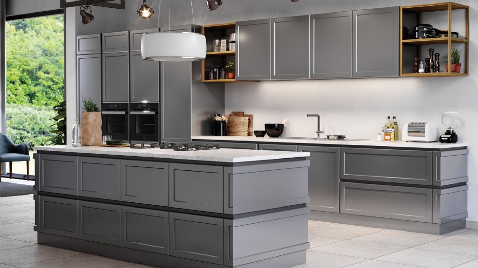 Kodu: 13358 - Gray Kitchens: A Perfect Blend Of Modern And Classic Styles