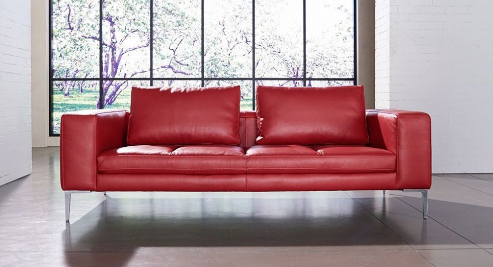 Kodu: 13721 - Modern Red Leather Sofa Designs For Stylish Interiors