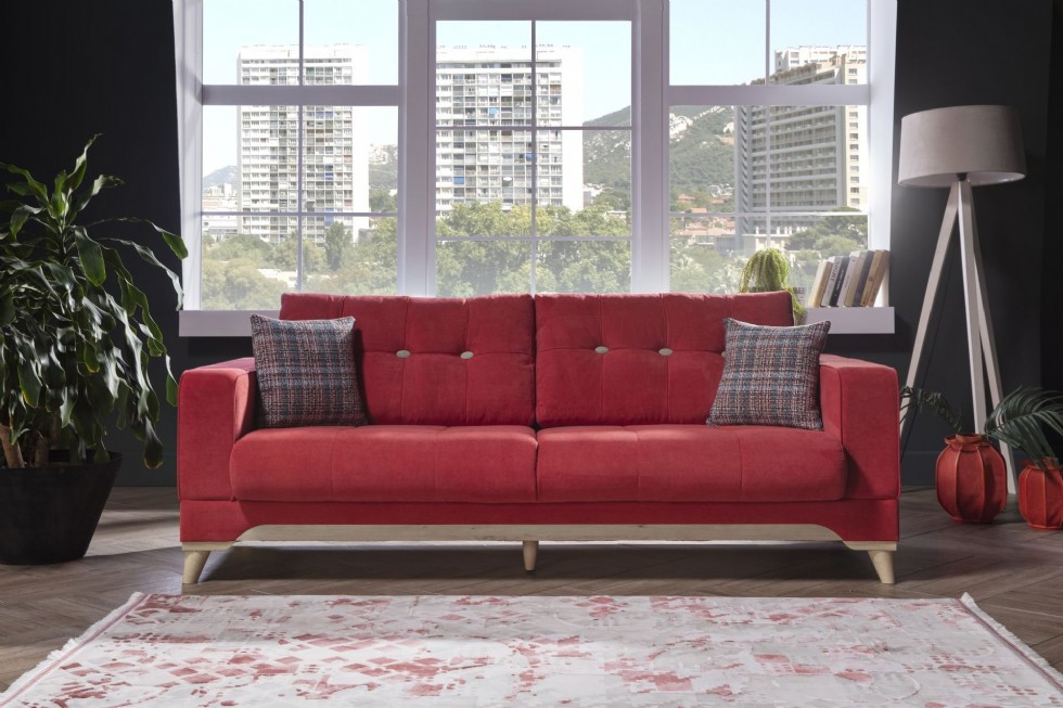 Kodu: 13701 - Modern Red Sofa Designs: Stylish & Custom-made Options