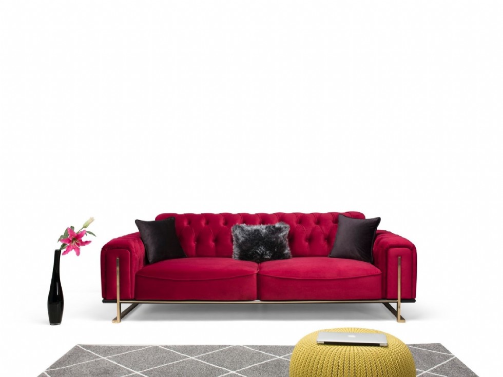 Kodu: 13706 - Modern Red Sofa Designs: Stylish & Custom-made Options