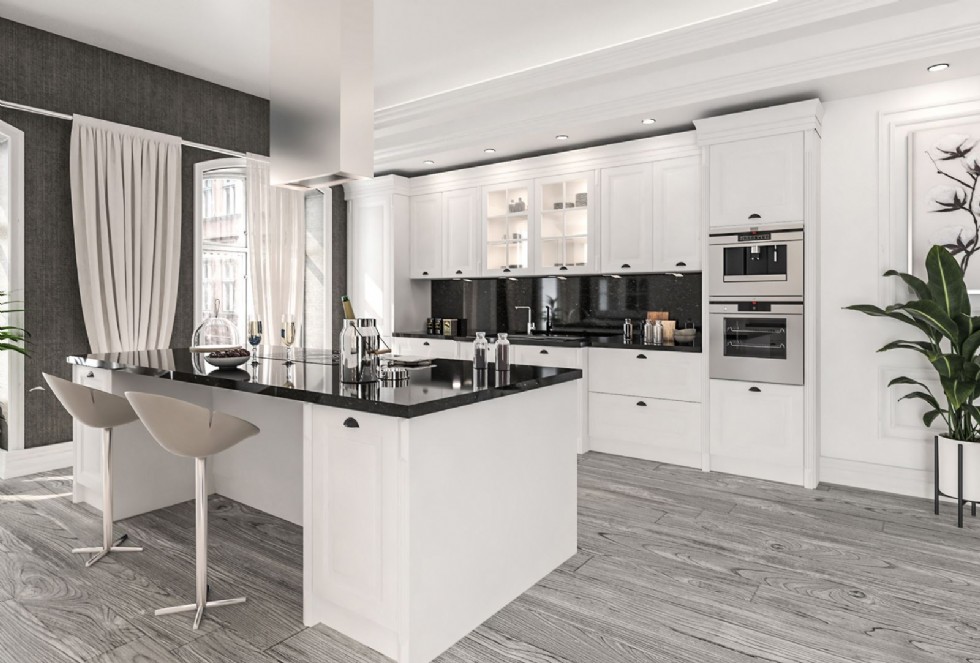 Kodu: 13296 - White Kitchens: Timeless Elegance For A Bright Look