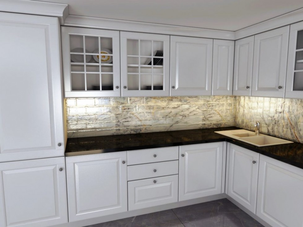 Kodu: 13306 - White Kitchens: Timeless Elegance For A Bright Look