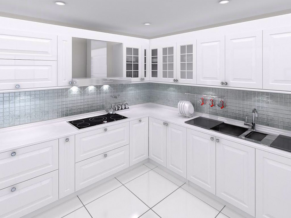 Kodu: 13314 - White Kitchens: Timeless Elegance For A Bright Look