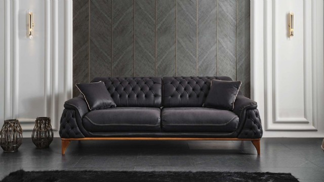 Stylish And Modern Black Sofa Designs For Elegant Interiors